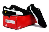 nouvelle puma chaussures x ferrari collection noir et blance